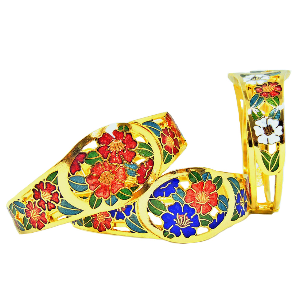 hard enamel cuff bracelet